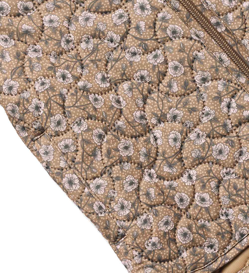 Wheat Thermo Jacket - Loui - Caramel Anemones