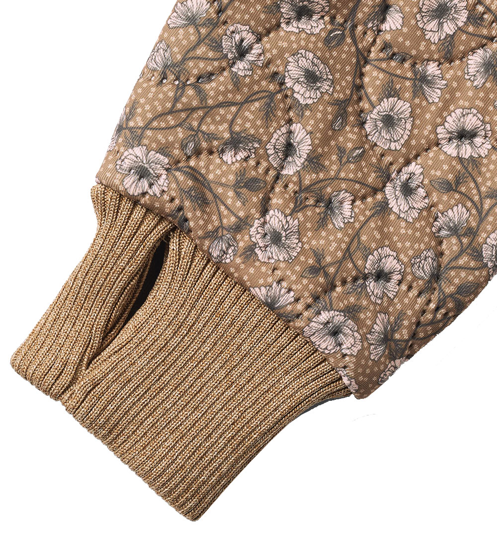 Wheat Thermo Jacket - Loui - Caramel Anemones