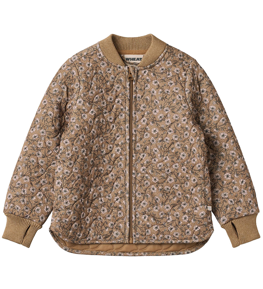 Wheat Thermo Jacket - Loui - Caramel Anemones