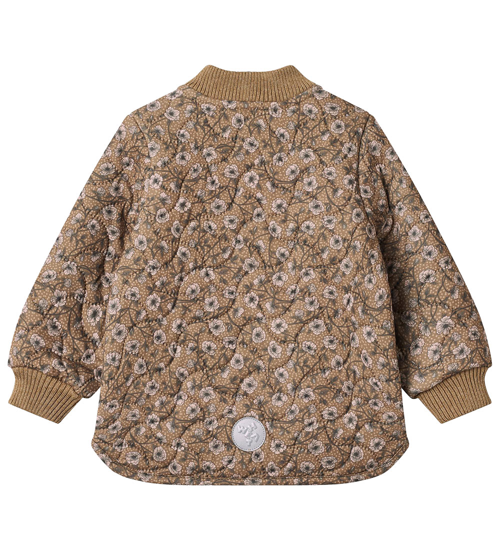 Wheat Thermo Jacket - Loui - Caramel Anemones
