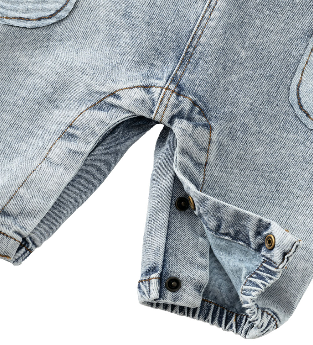 Lil' Atelier Overalls - NbfSaga - Light Blue Denim