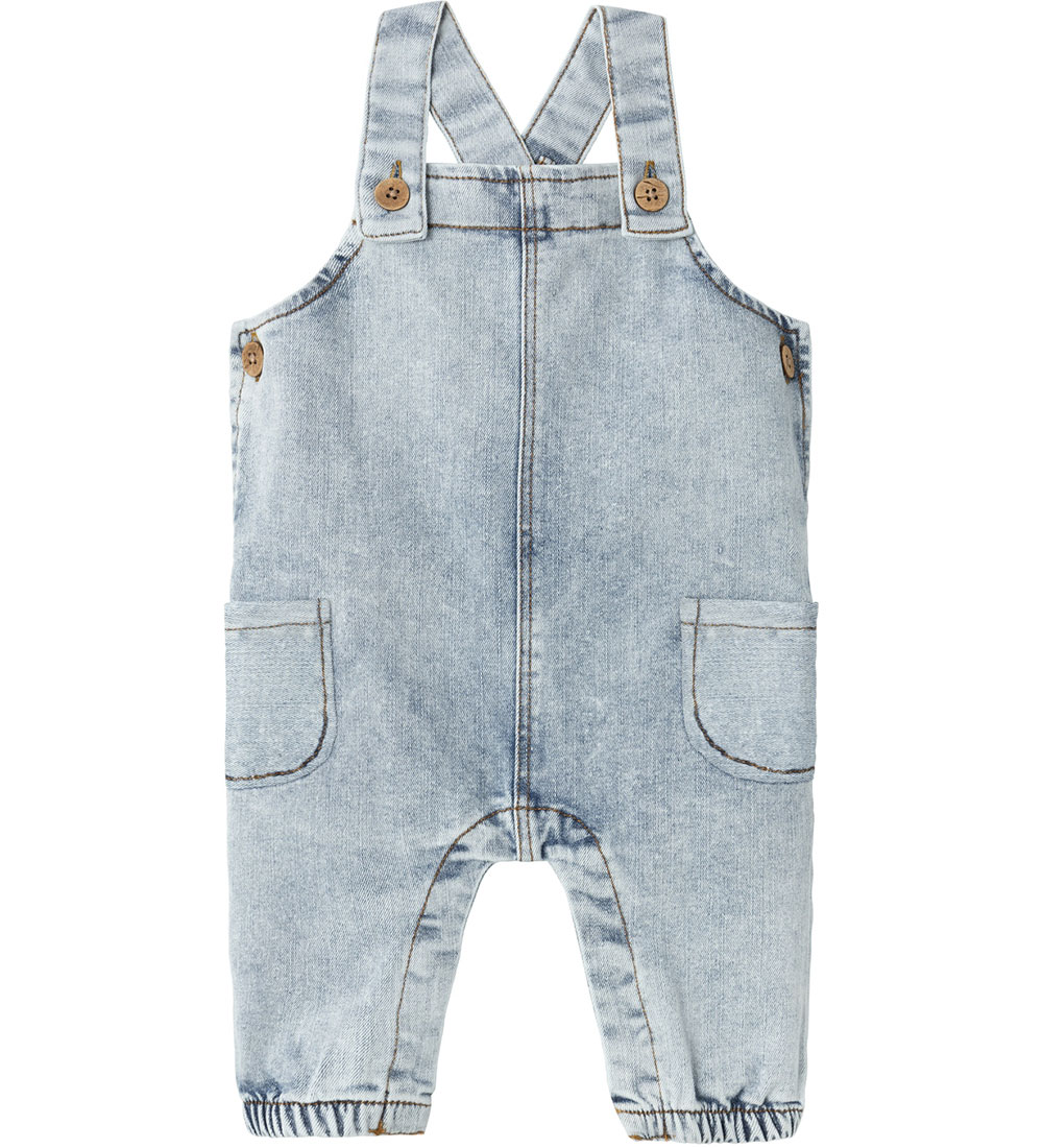Lil' Atelier Overalls - NbfSaga - Light Blue Denim