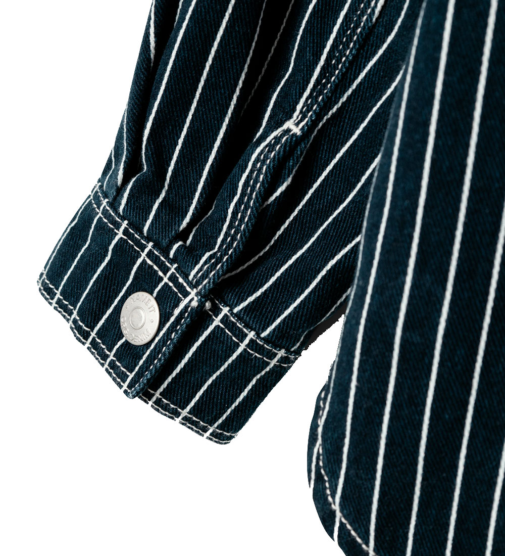 Name It Denim Jacket - NkfMine - Dark Sapphire Stripes