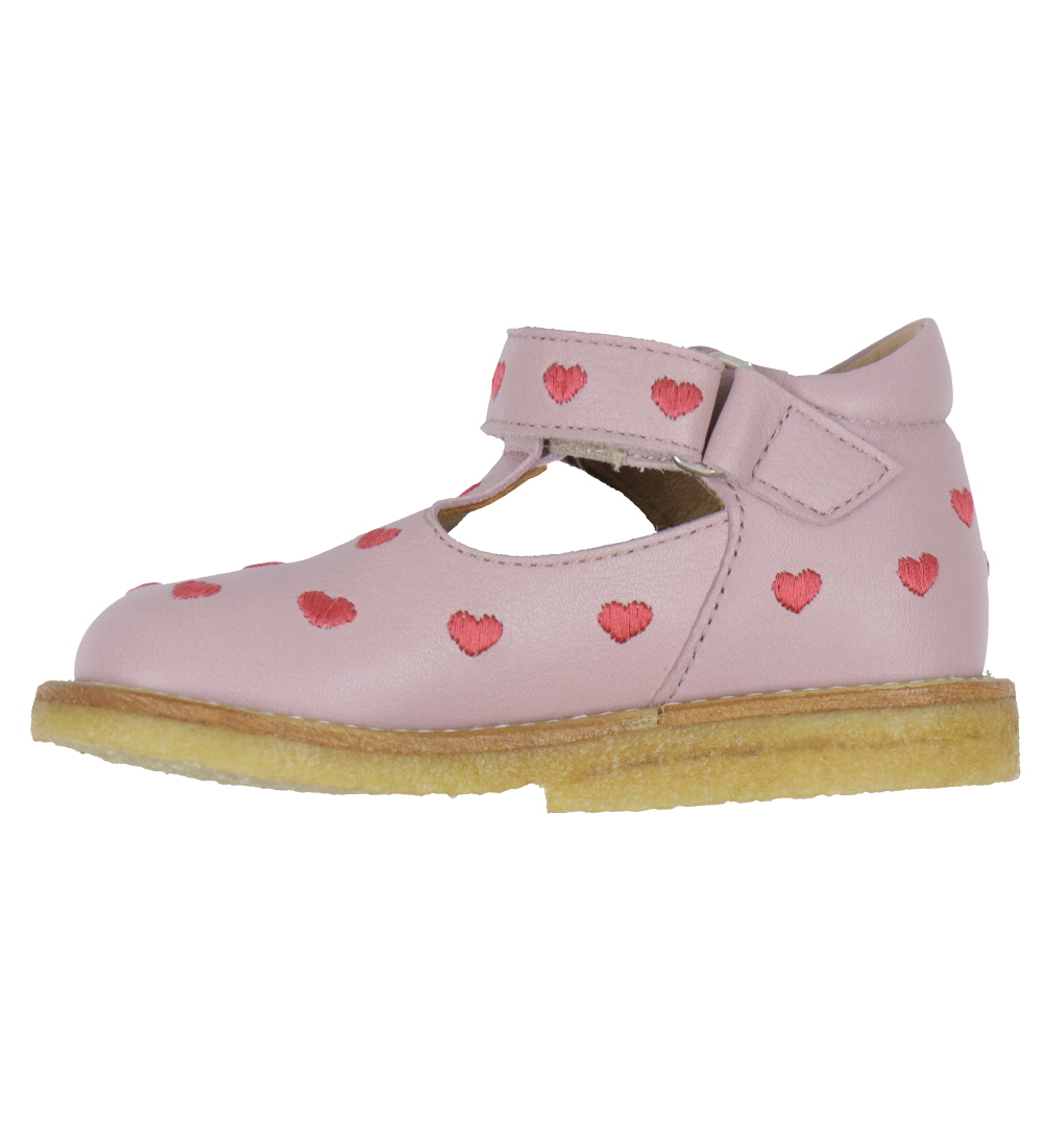 Angulus Shoes - Mauve w. Hearts