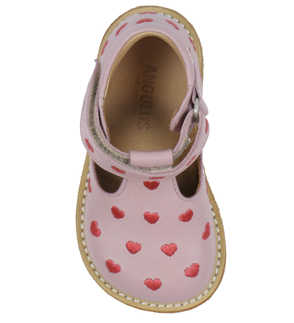 Angulus Shoes - Mauve w. Hearts