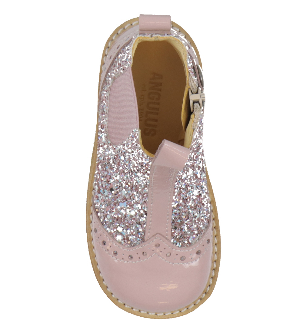Angulus Boots - Chelsea - Mauve w. Glitter