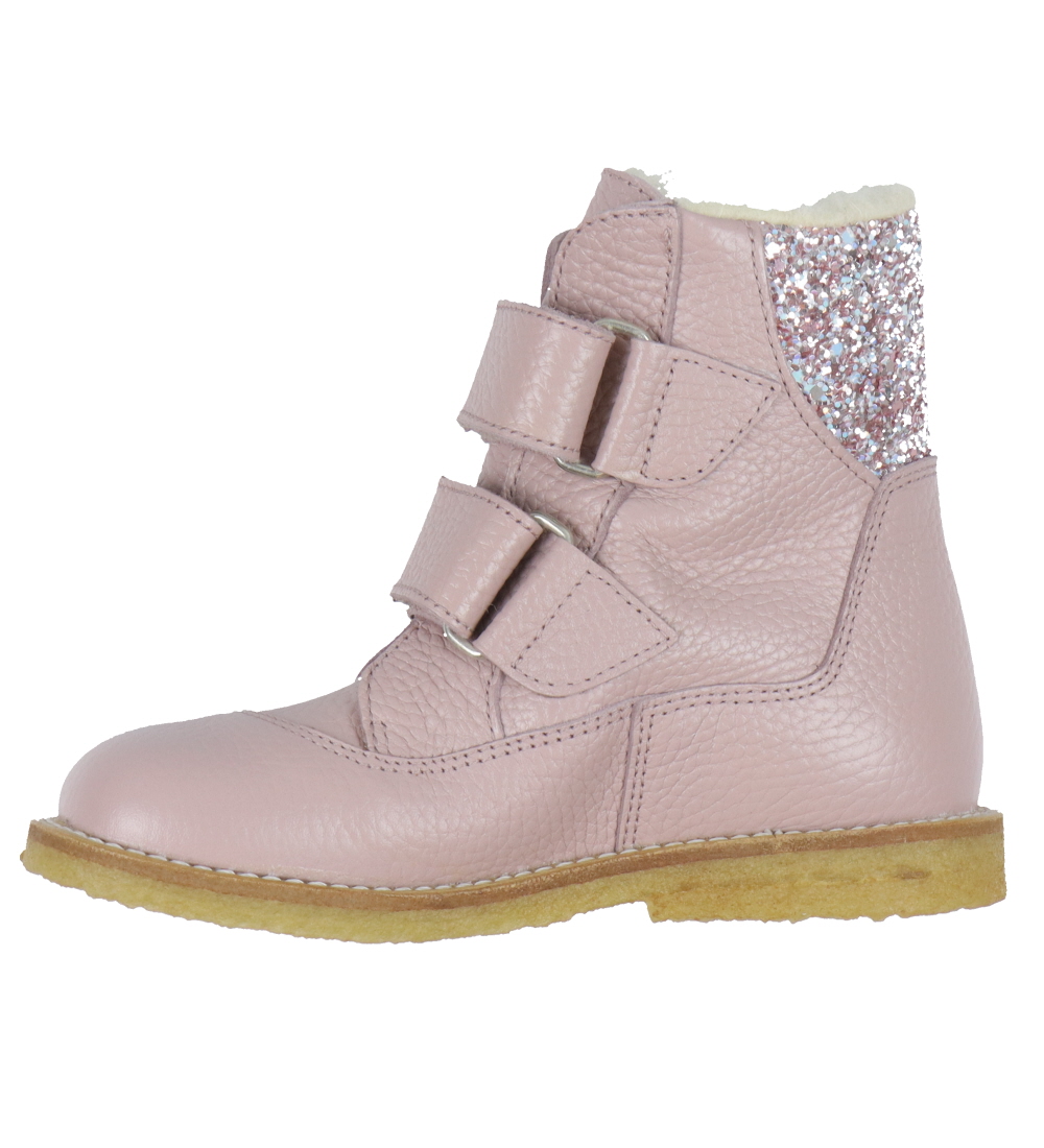Angulus Winter Boots - Tex - Mauve w. Lining/Velcro