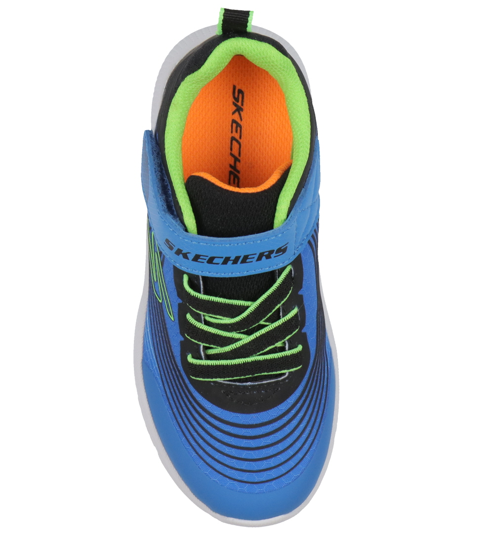 Skechers Shoe - Microspec Advance - Blue/Lime