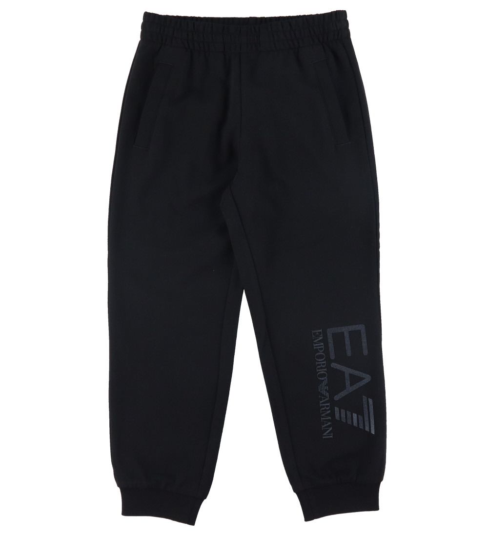 EA7 Jogginghosen - Schwarz m. Print