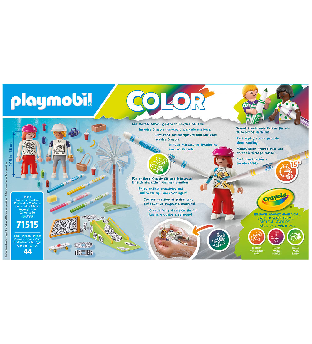Couleur Playmobil - Skate Park - 71515 - 44 Parties