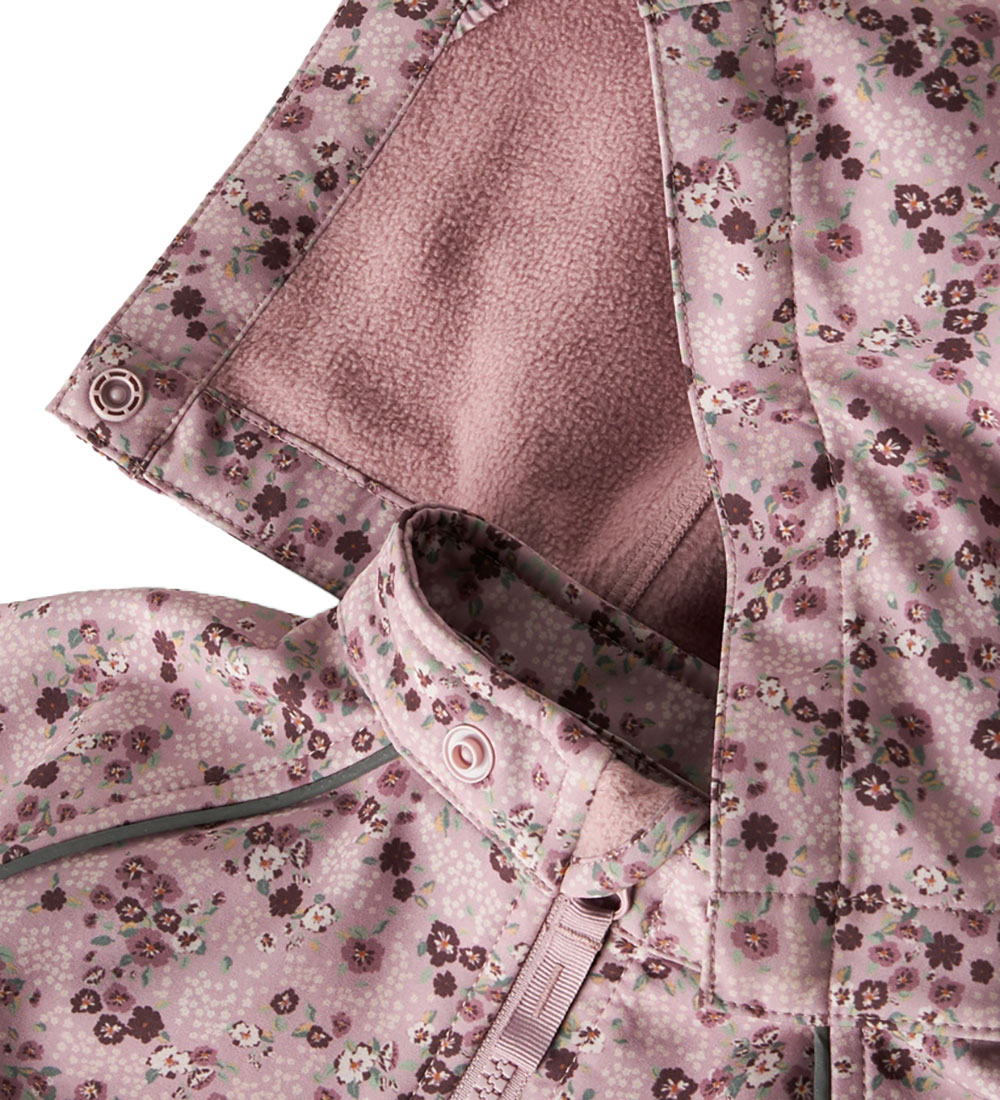 Name It Softshelljassen m. Fleece - NmfAla08 - Mauve Schaduwen