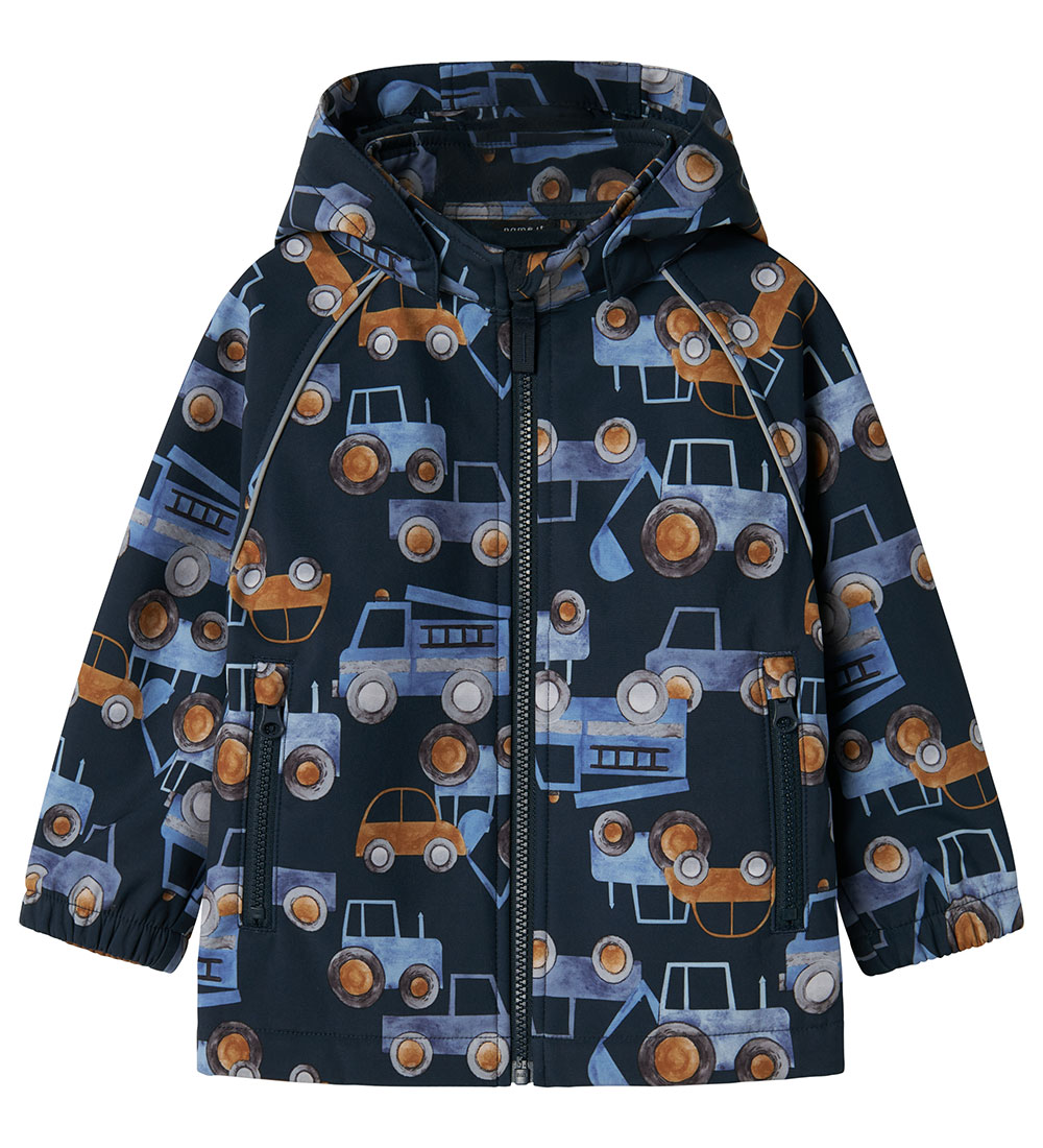 Name It Softshell Jacket w. Fleece - NmmAlfa08 - Dark Sapphire w