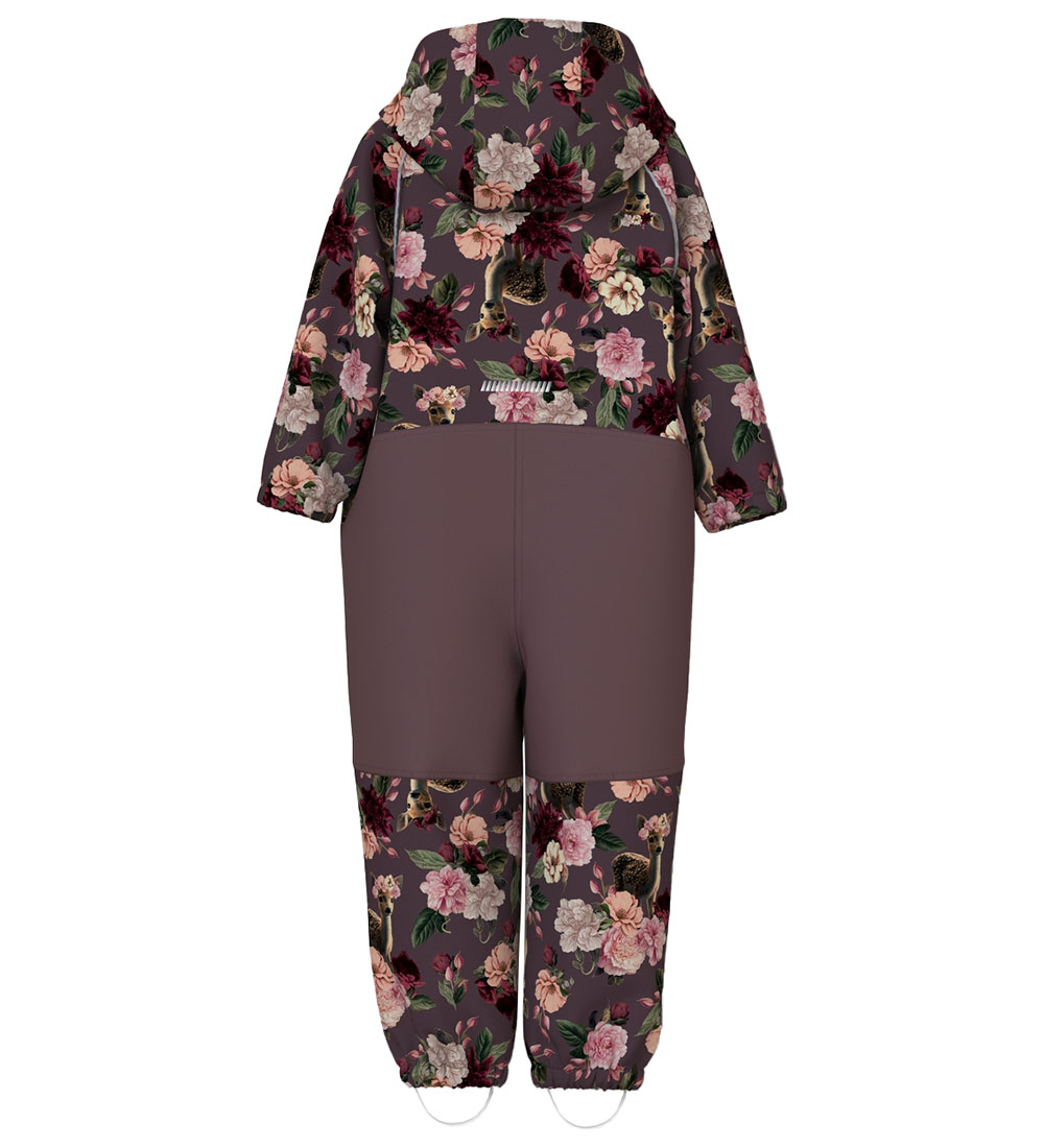 Name It Softshell Suit w. Fleece - NmfAlfa08 - Huckleberry/Deer