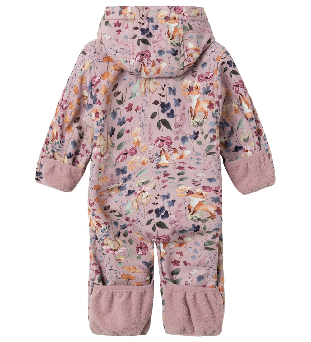 Combinaison Softshell av. Polaire Name It - NbfAlfa08 - Mauve Om