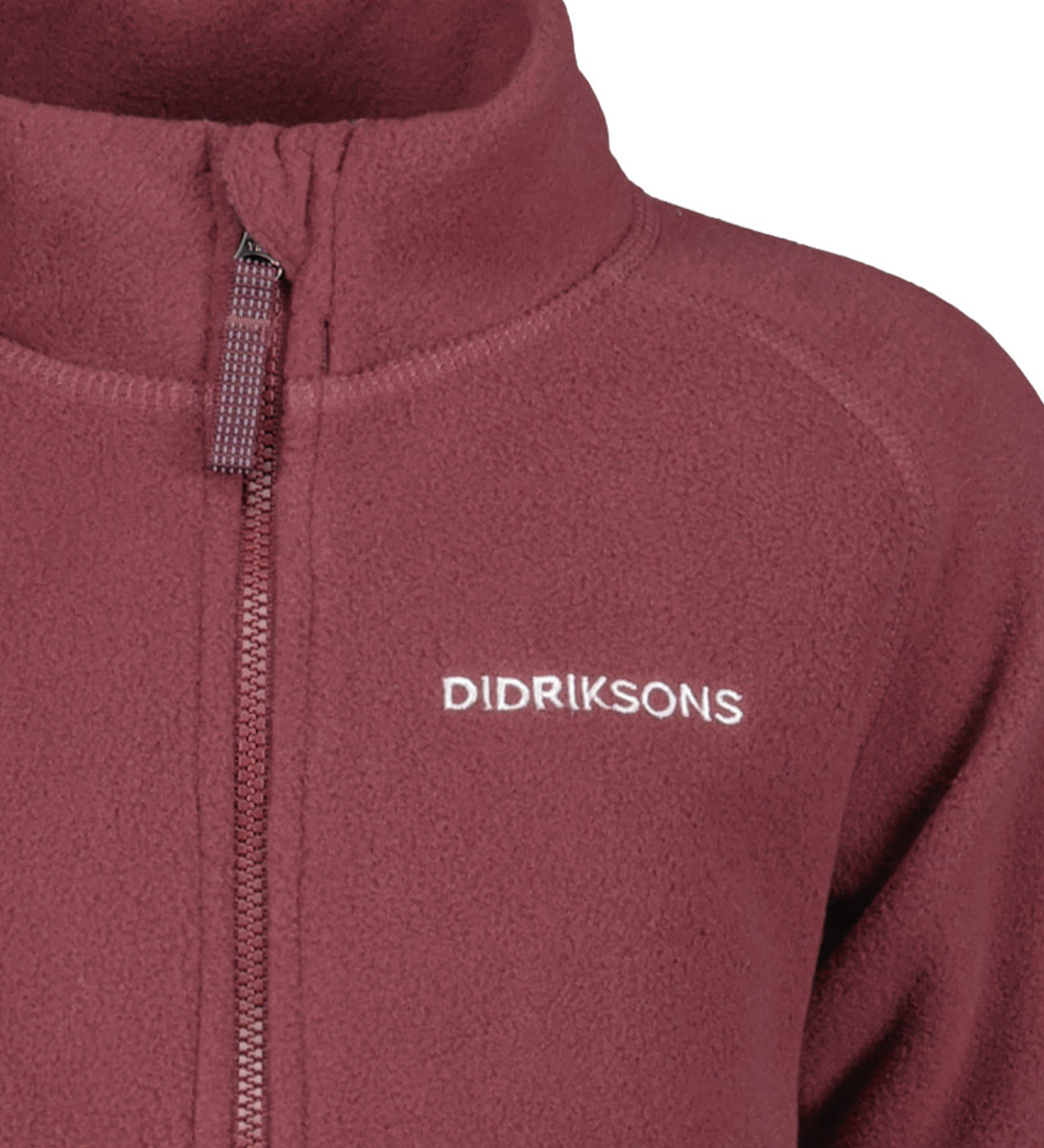 Didriksons Fleece Jacket - Monte - Rusty Wine