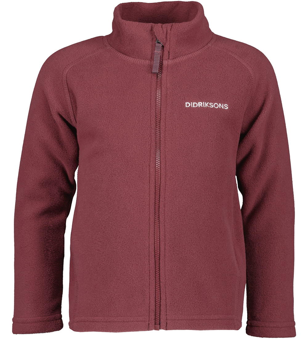 Didriksons Fleece Jacket - Monte - Rusty Wine