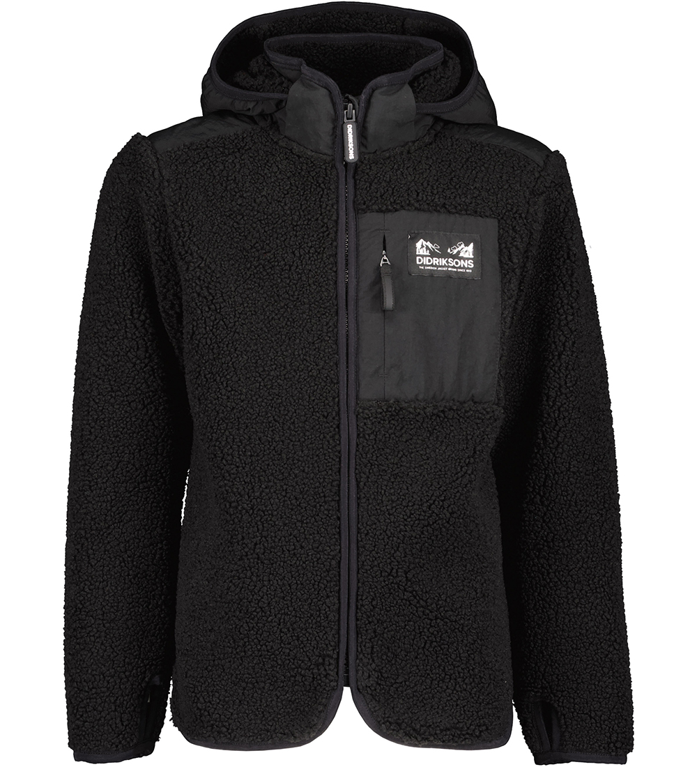 Didriksons Fleece Jacket - Exa - Black