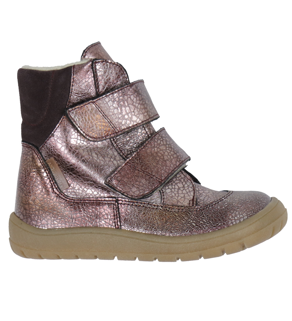 Angulus Winter Boots - Tex - Sunset/Eggplant w. Lining/Velcro