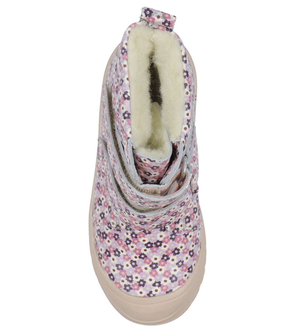 Angulus Winter Boots - Tex - Heather Flowers w. Lining/Velcro