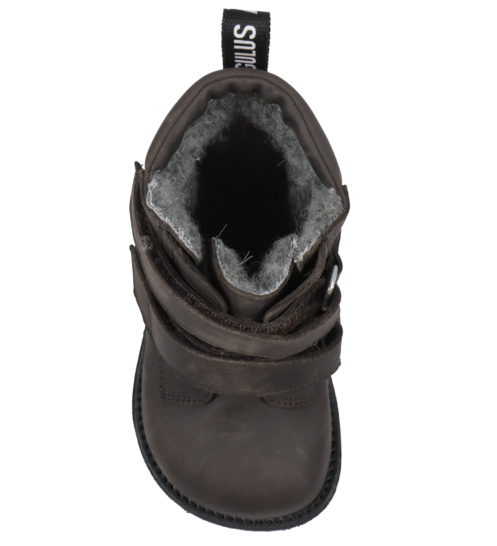 Angulus Winter Boots - Tex - Dark Brown w. Lining/Velcro