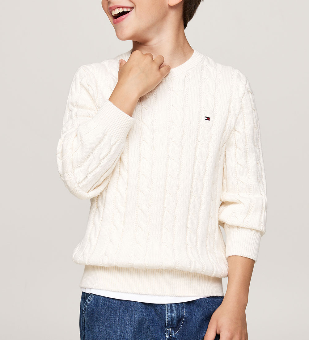 Tommy Hilfiger Bluse - Strick - Essential Reg. Zopfmuster - Ivor