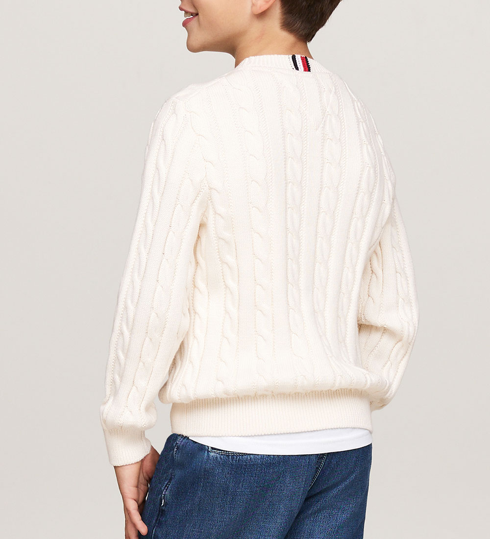 Tommy Hilfiger Bluse - Strick - Essential Reg. Zopfmuster - Ivor