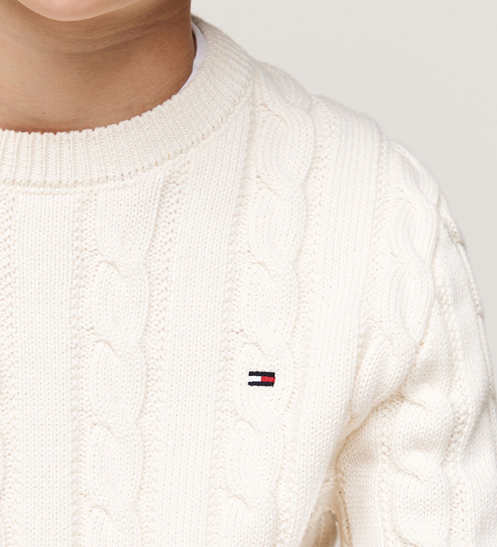 Tommy Hilfiger Bluse - Strick - Essential Reg. Zopfmuster - Ivor