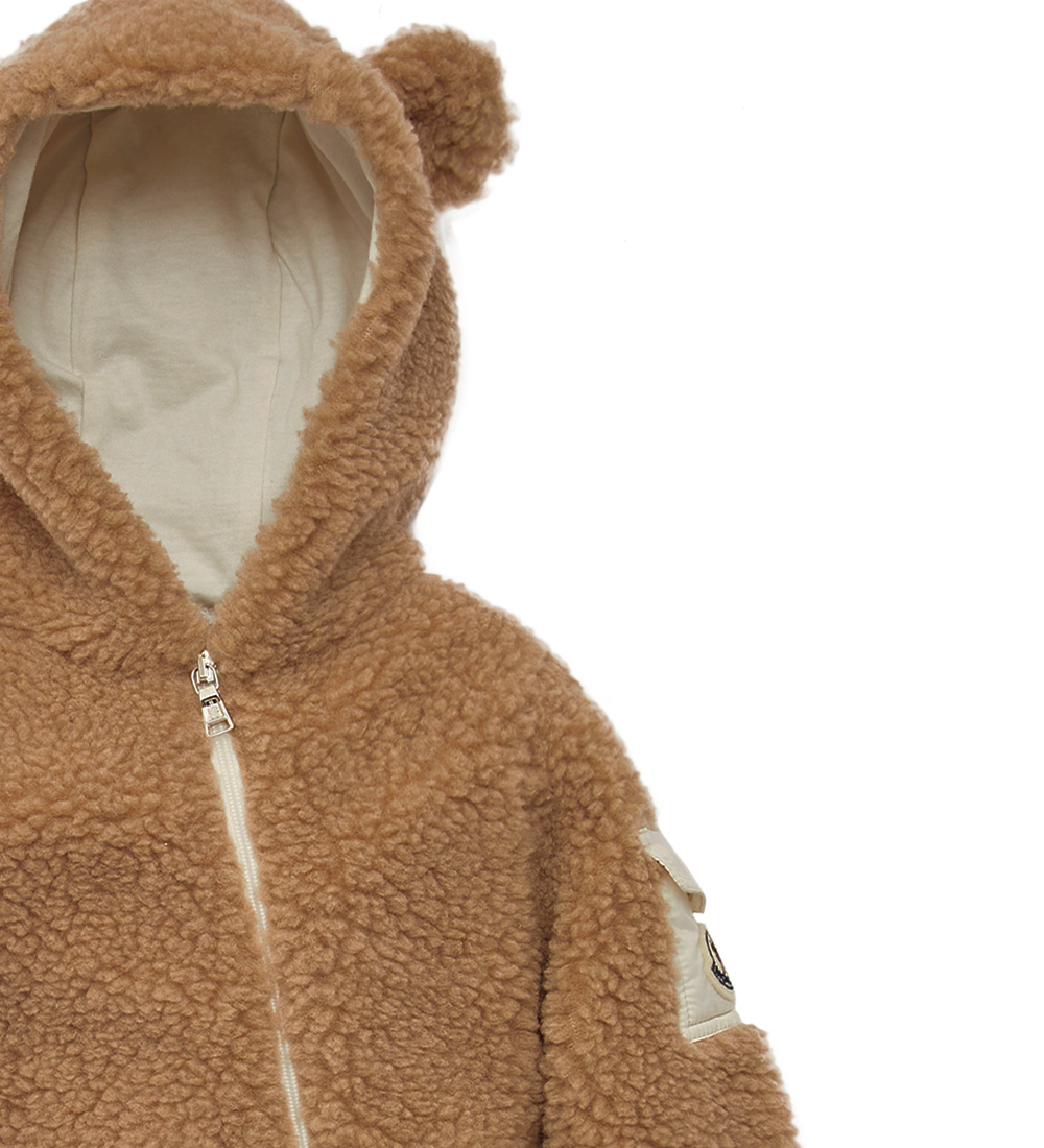 Moncler 외출용 우주복 - 테디 플리스 - 브라운 포함 귀