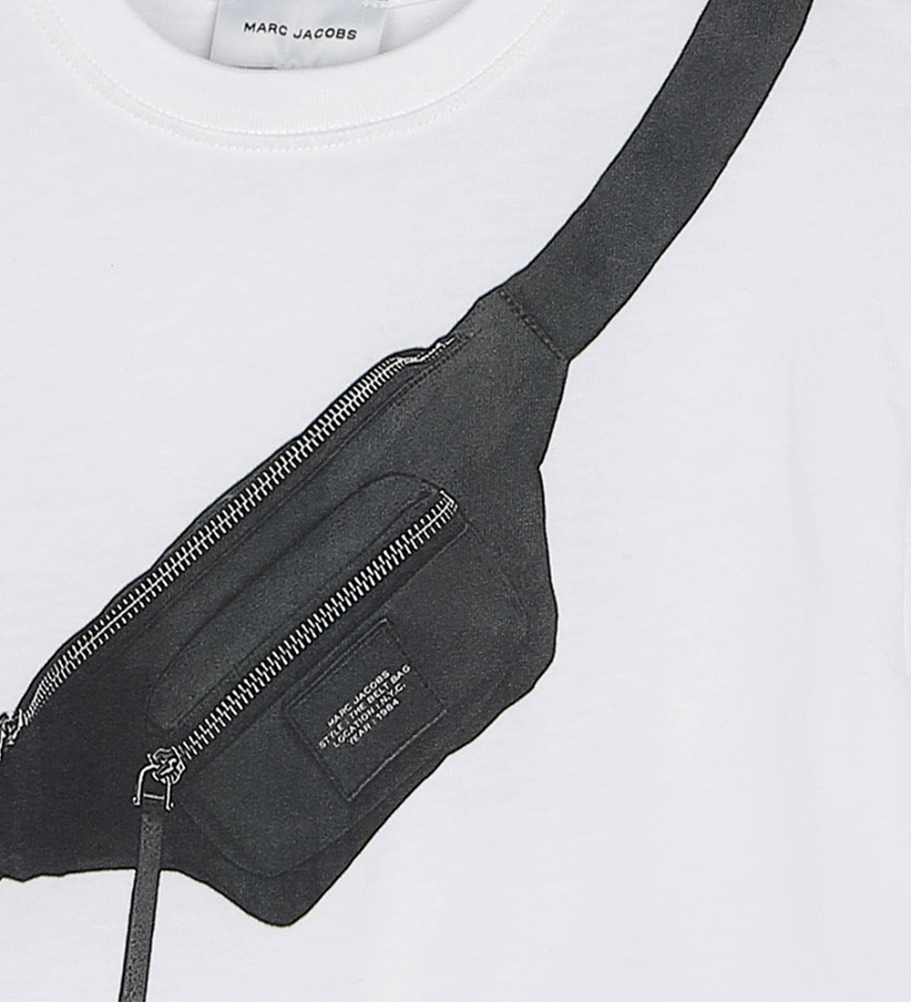 Little Marc Jacobs T-shirt - White/Black w. Bum Bag