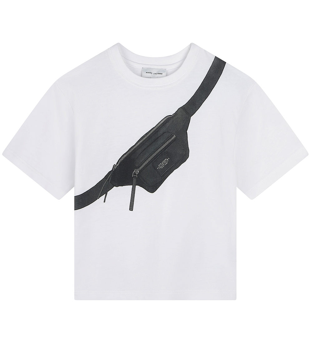 Little Marc Jacobs T-shirt - White/Black w. Bum Bag