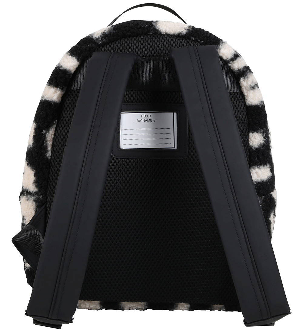 Little Marc Jacobs Backpack - Fleece - Black/White
