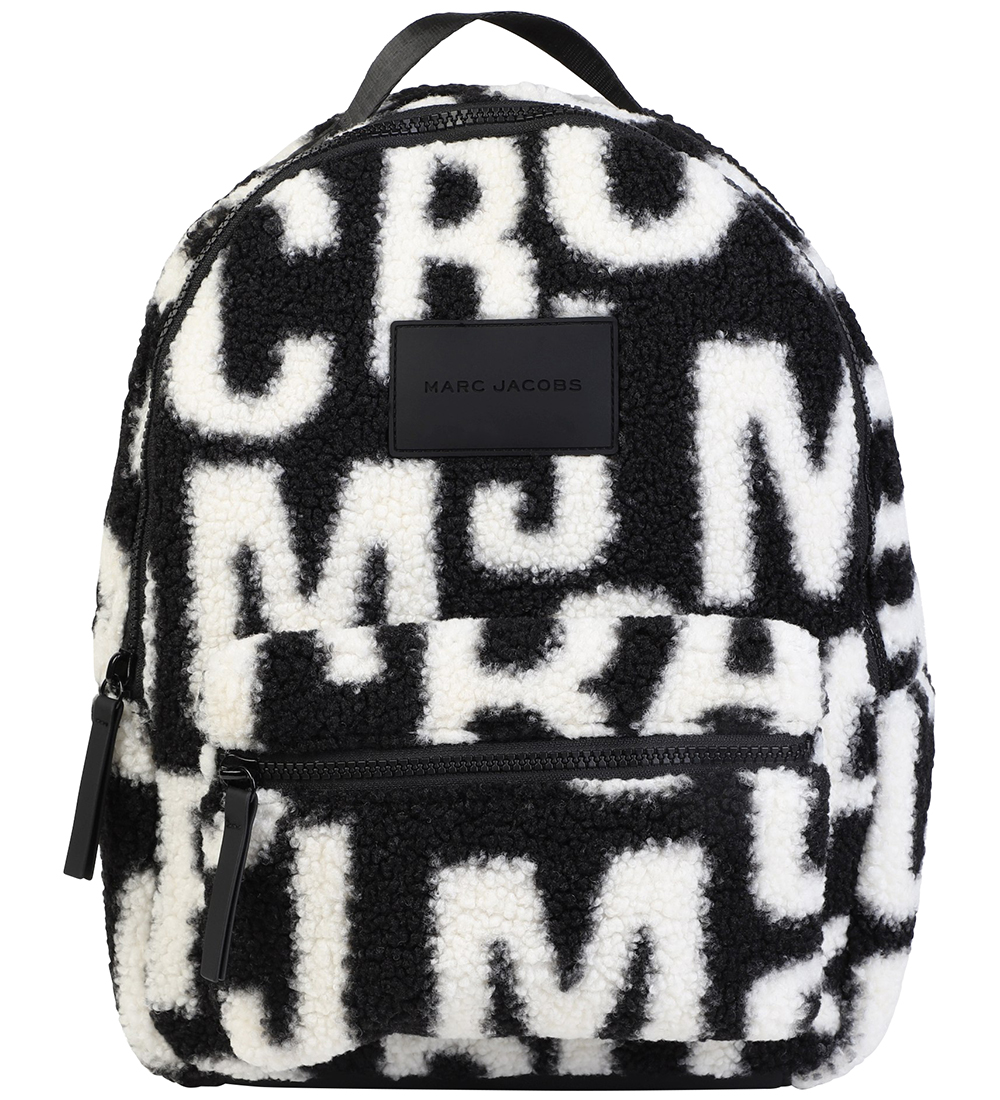 Little Marc Jacobs Backpack - Fleece - Black/White