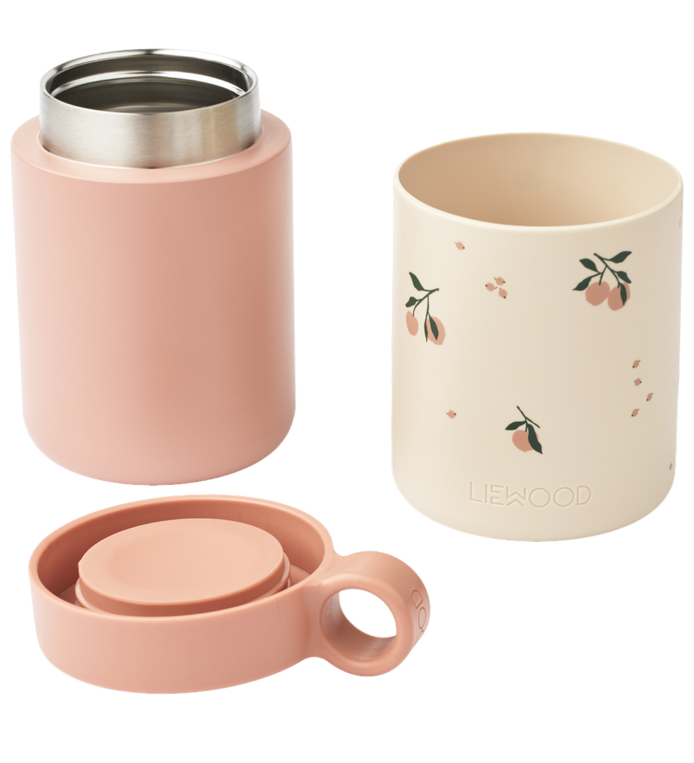 Liewood Thermal container - Kian - 350 mL - Peach/Sea Shell