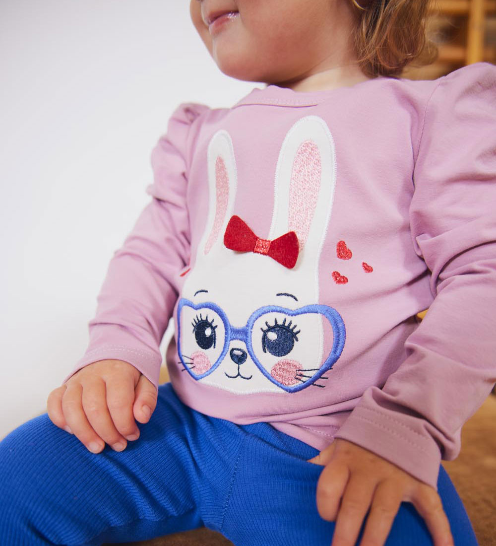 Freds World Pusero - Hello Bunny - Vaaleanpunainen Haze
