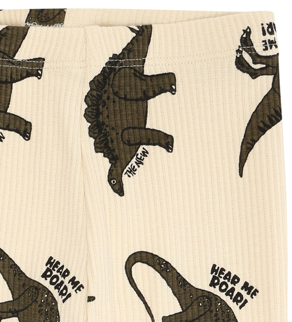 The New Siblings Leggings - Rib - TnsLevi - Angora Dino AOP