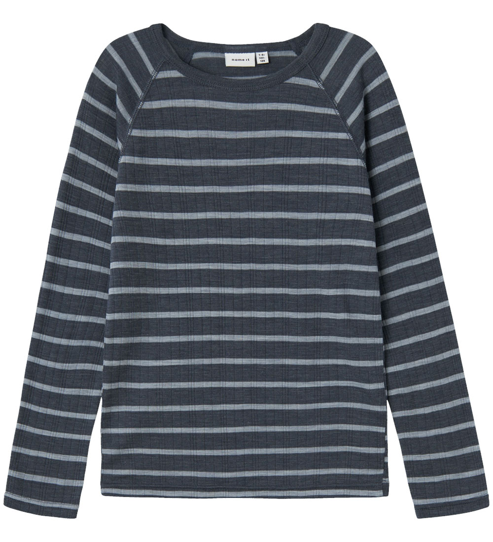 Name It Blouse - Wool - NkmWang - Ombre Blue