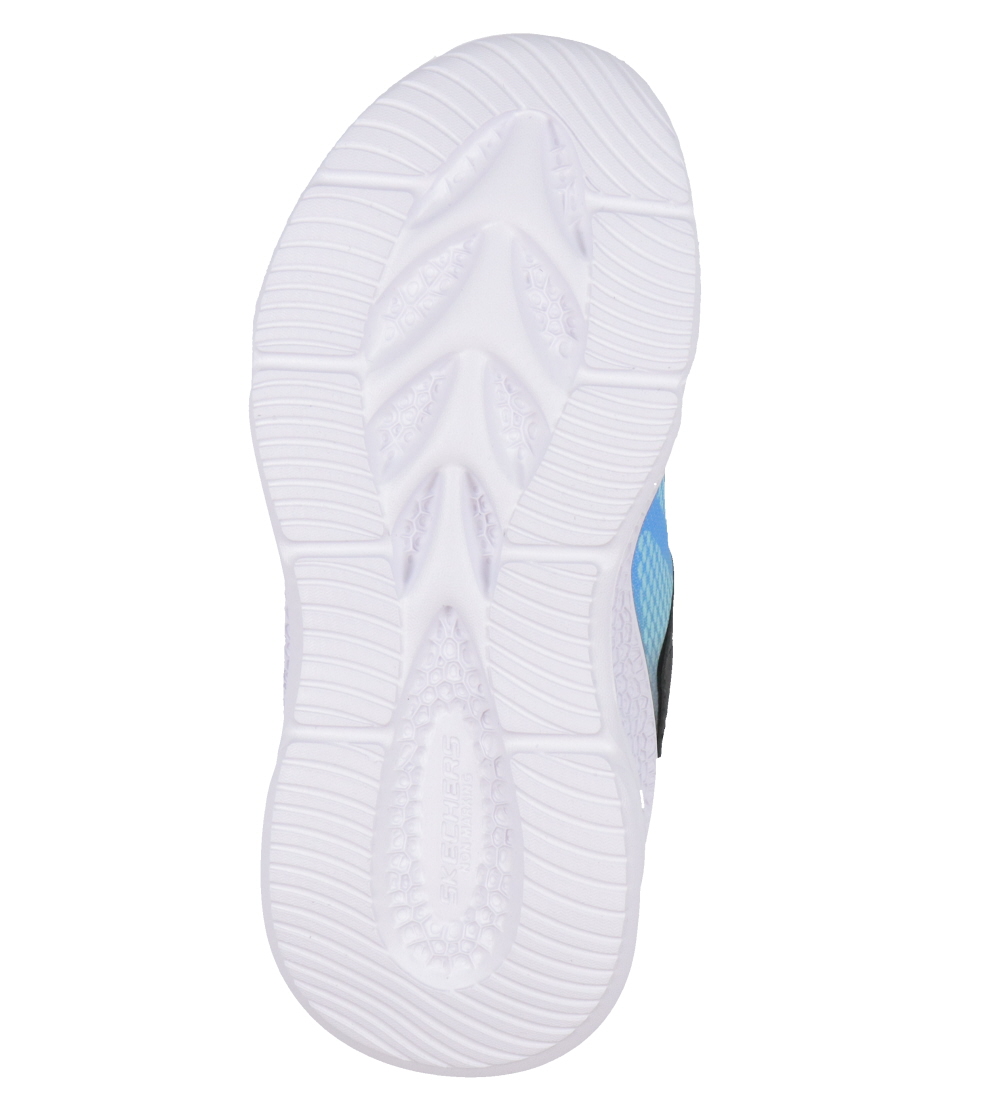 Skechers Sko - m. Lys - Meteor Lights - Svart/Blå