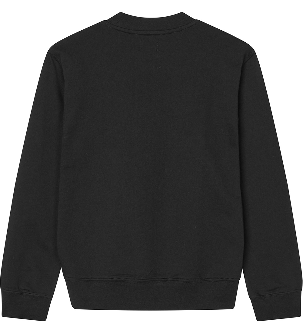 Mads Nørgaard Sweatshirt - Light Terry Solo - Svart