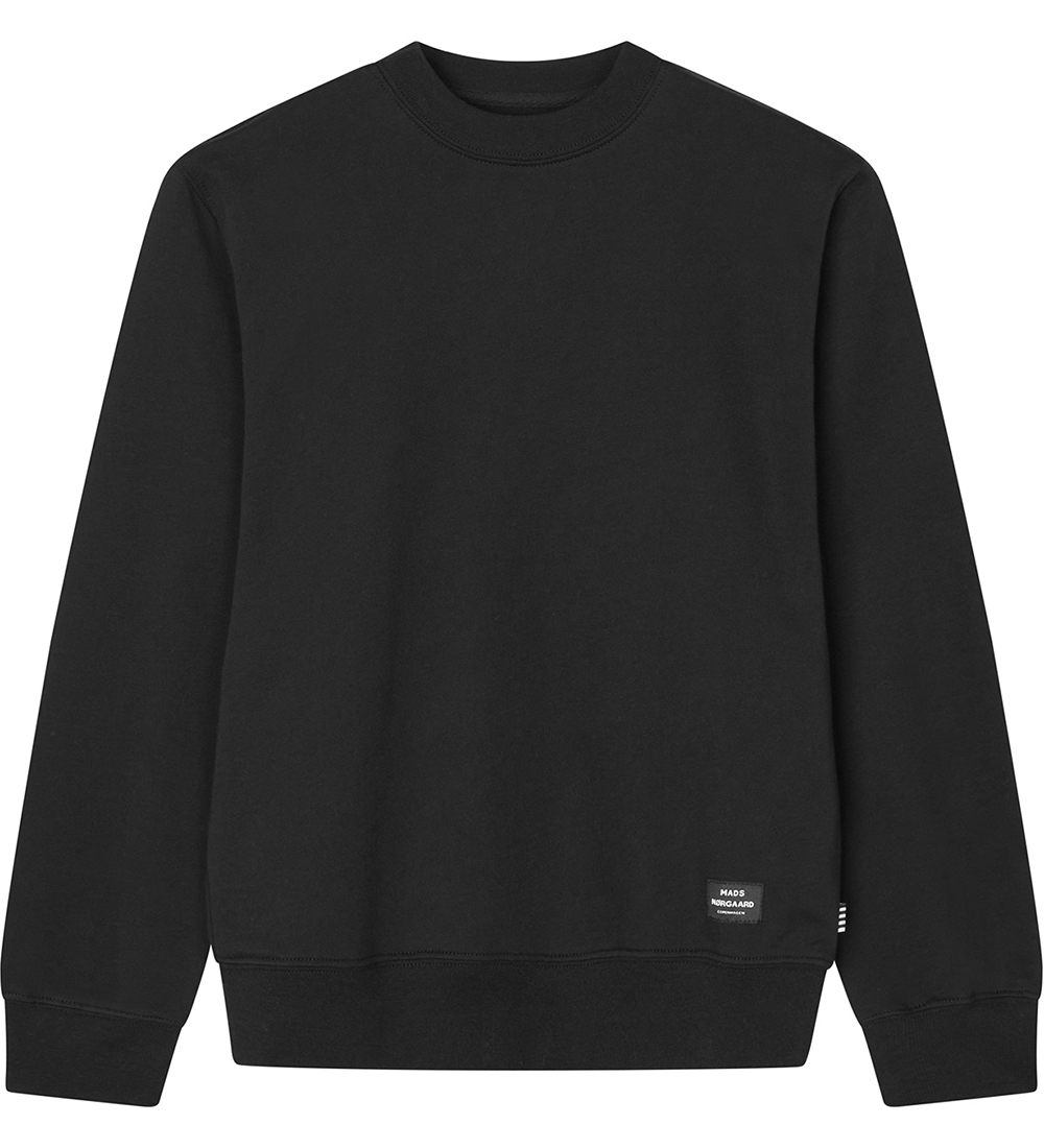 Mads Nørgaard Sweatshirt - Light Terry Solo - Svart