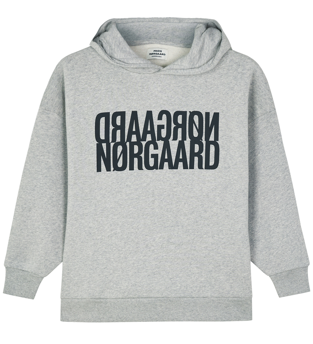 Mads Nørgaard Hoodie - Heidi - Light Grey Melange