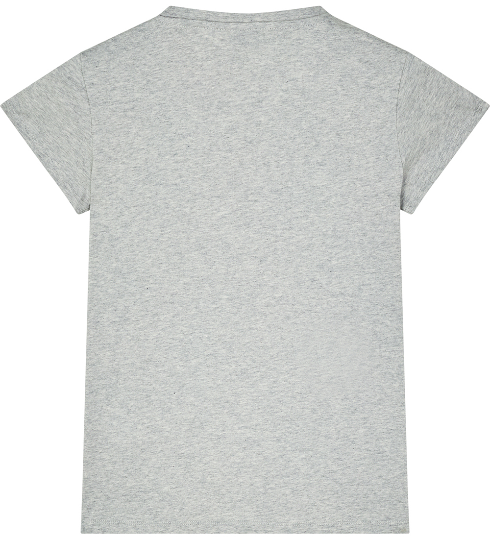 Mads Nørgaard T-shirt - Tuvina - Light Grey Melange