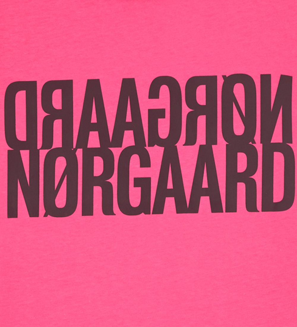 Mads Nørgaard T-shirt - Tuvina - Carmine Rose