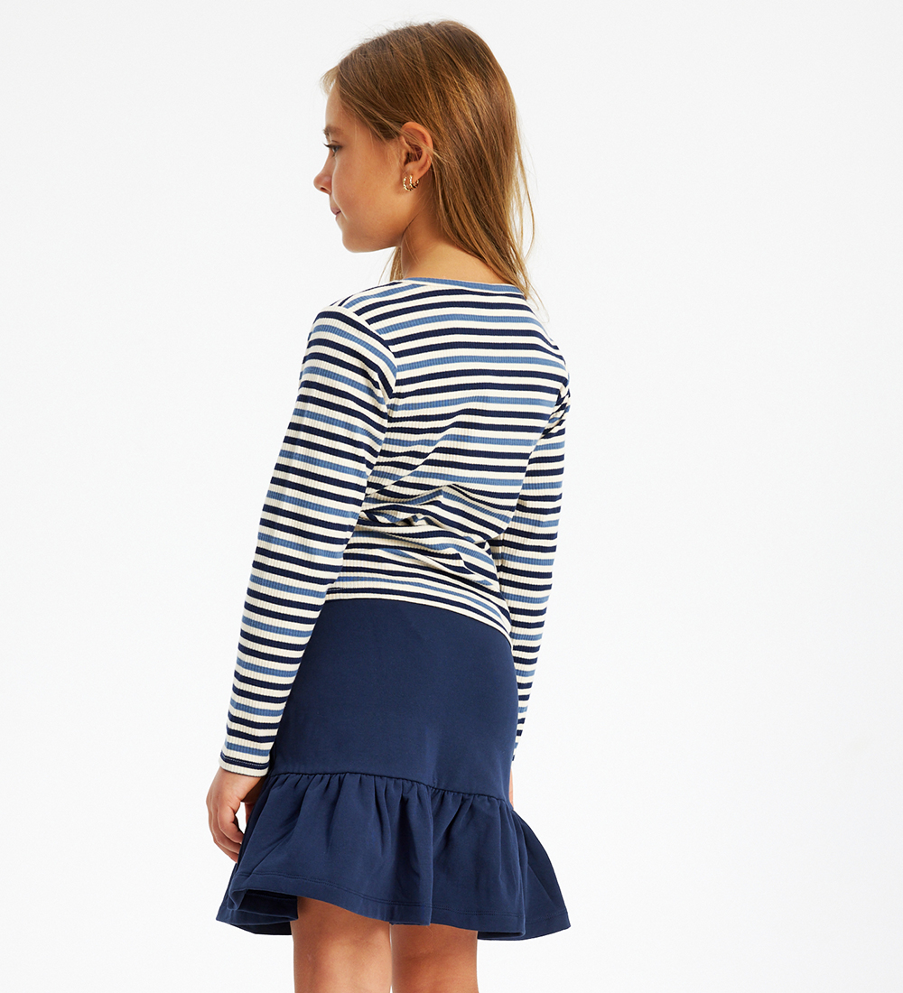 The New Blouse - Rib - TnLena - Navy Blazer