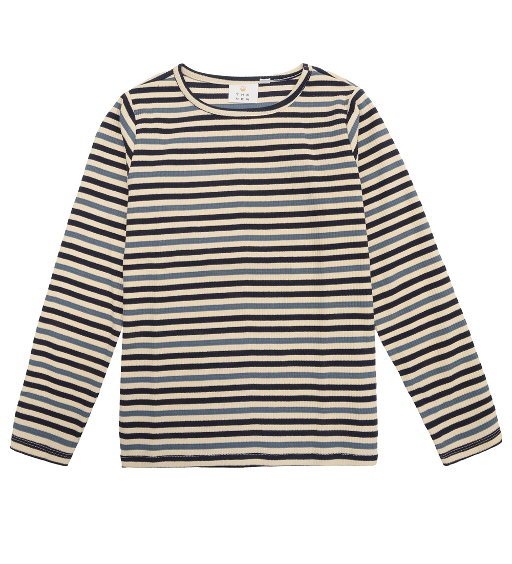 The New Blouse - Rib - TnLena - Navy Blazer