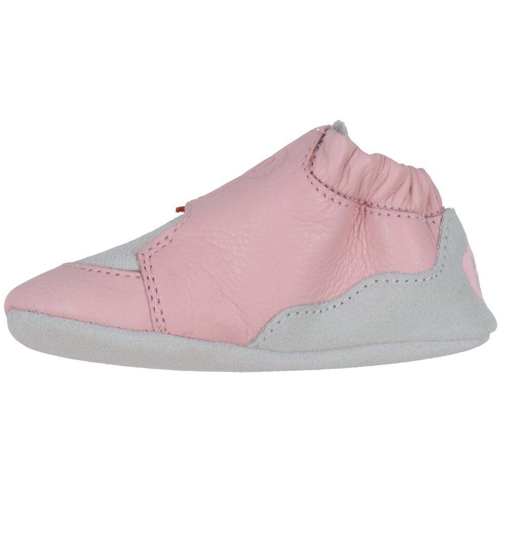 Affenzahn Soft Sole Leather Shoes - Crawly Koala - Pink
