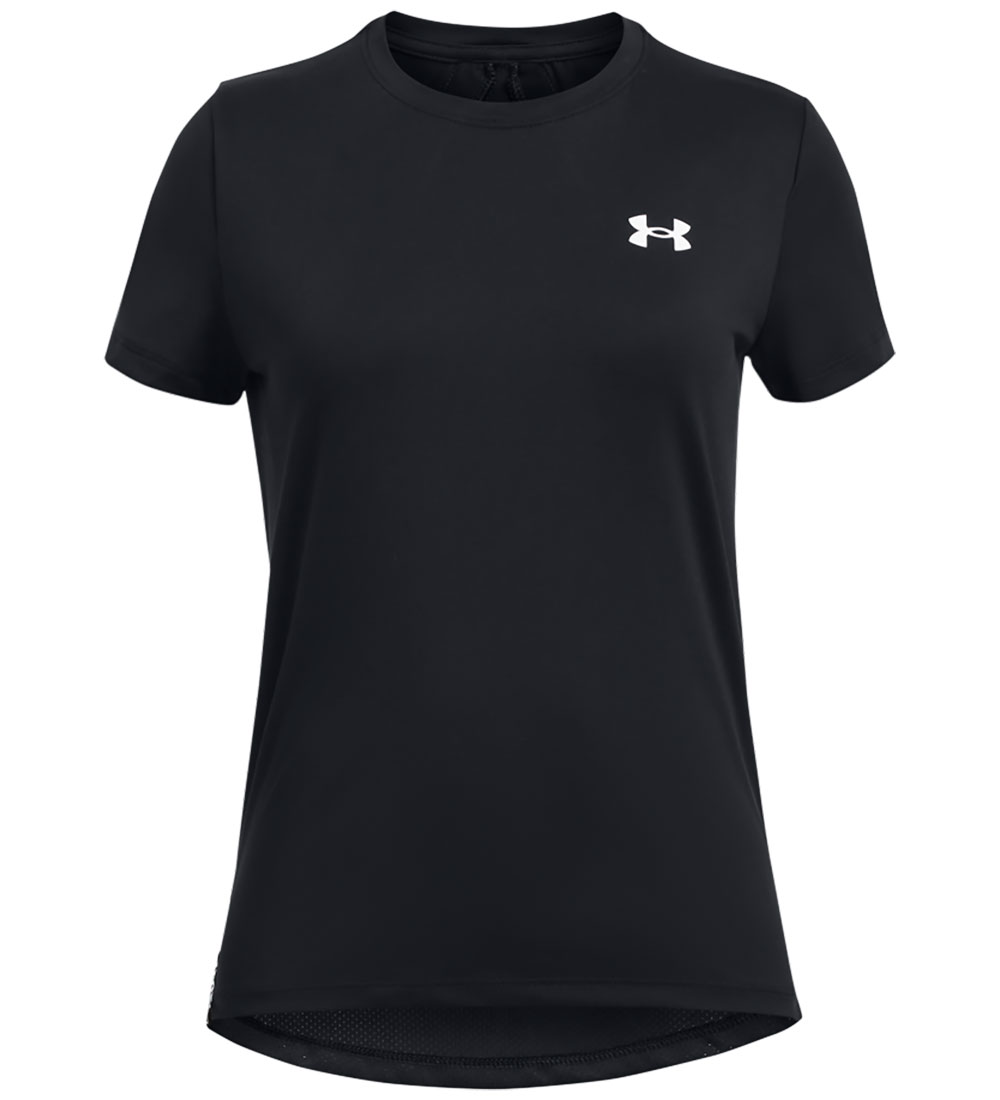 Under Armour T-Shirt - Knock-out - Zwart m. Logostrepen
