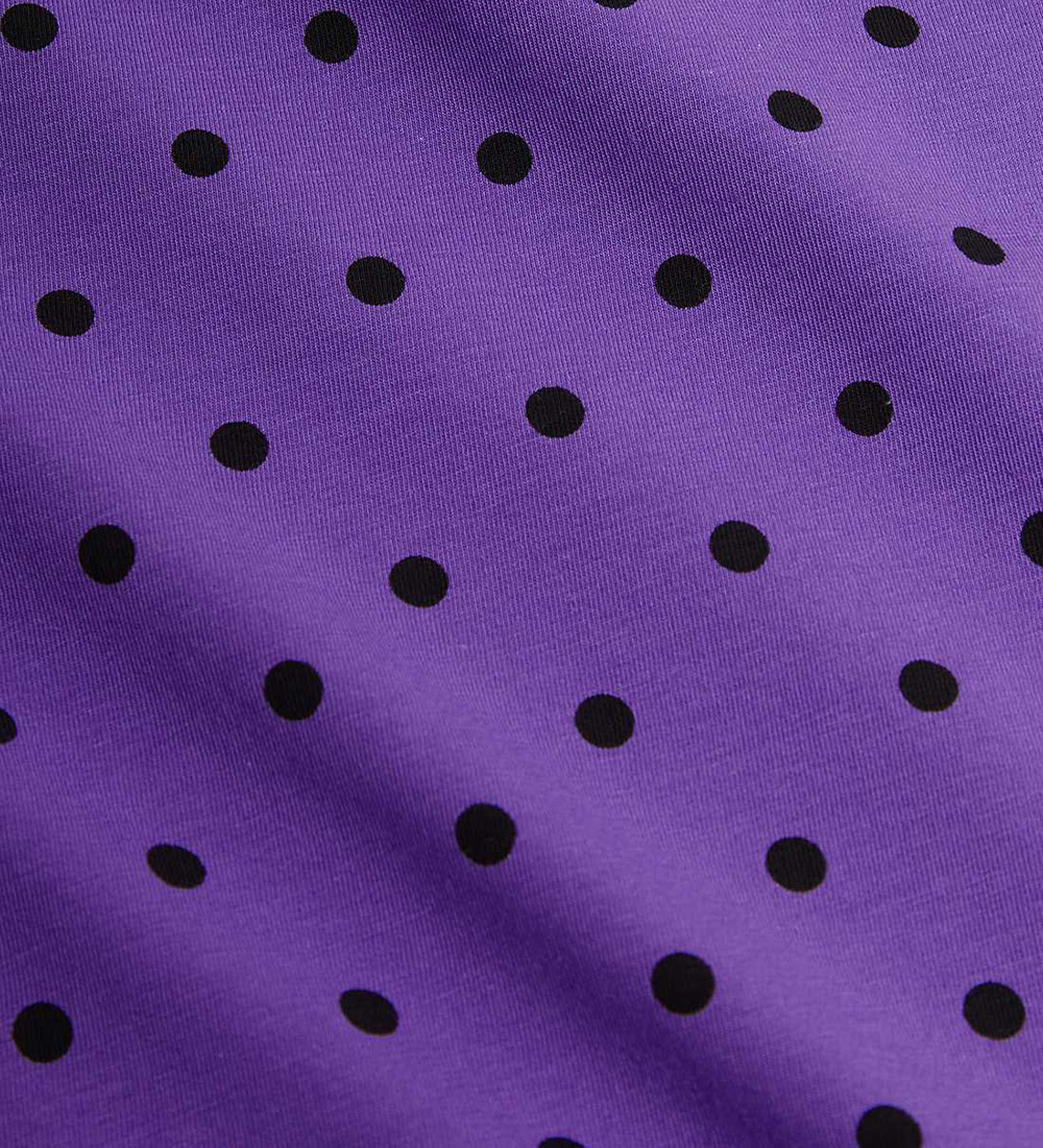 Mini Rodini Blússa - Polka Dot - Fjólublátt
