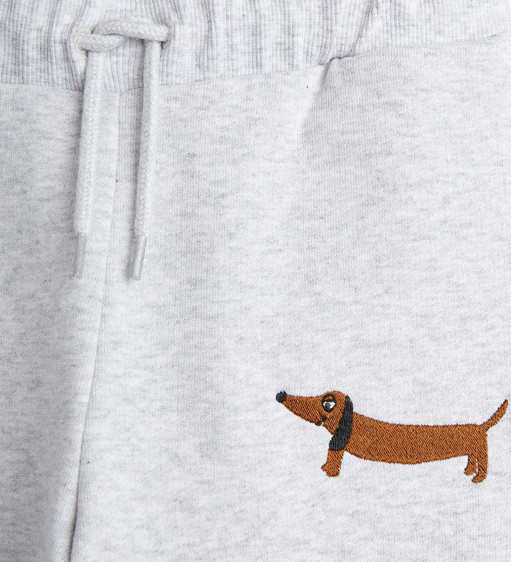 Mini Rodini Sweatpants - However - Grey Melange