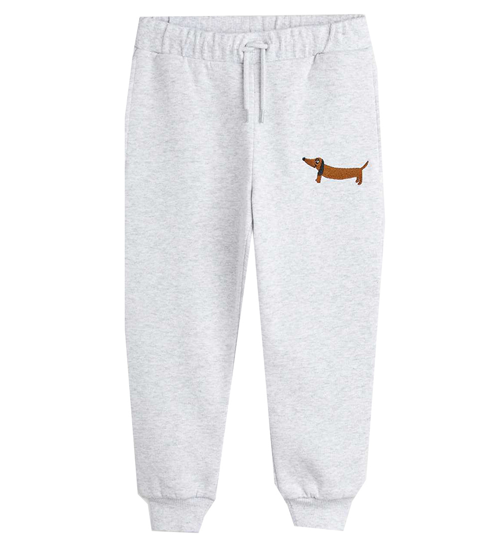 Mini Rodini Sweatpants - However - Grey Melange
