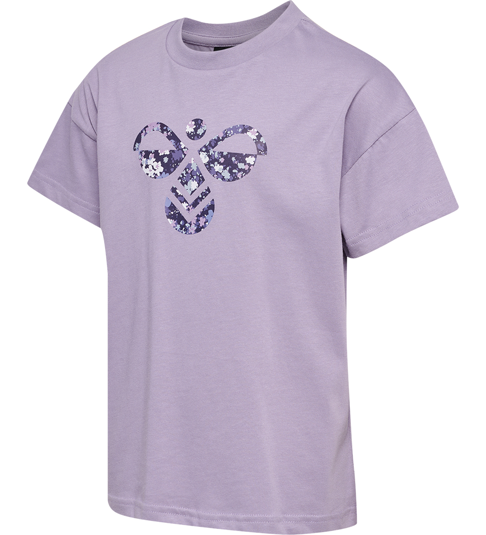 Hummel T-shirt - HmlLibi - Lavender Gray